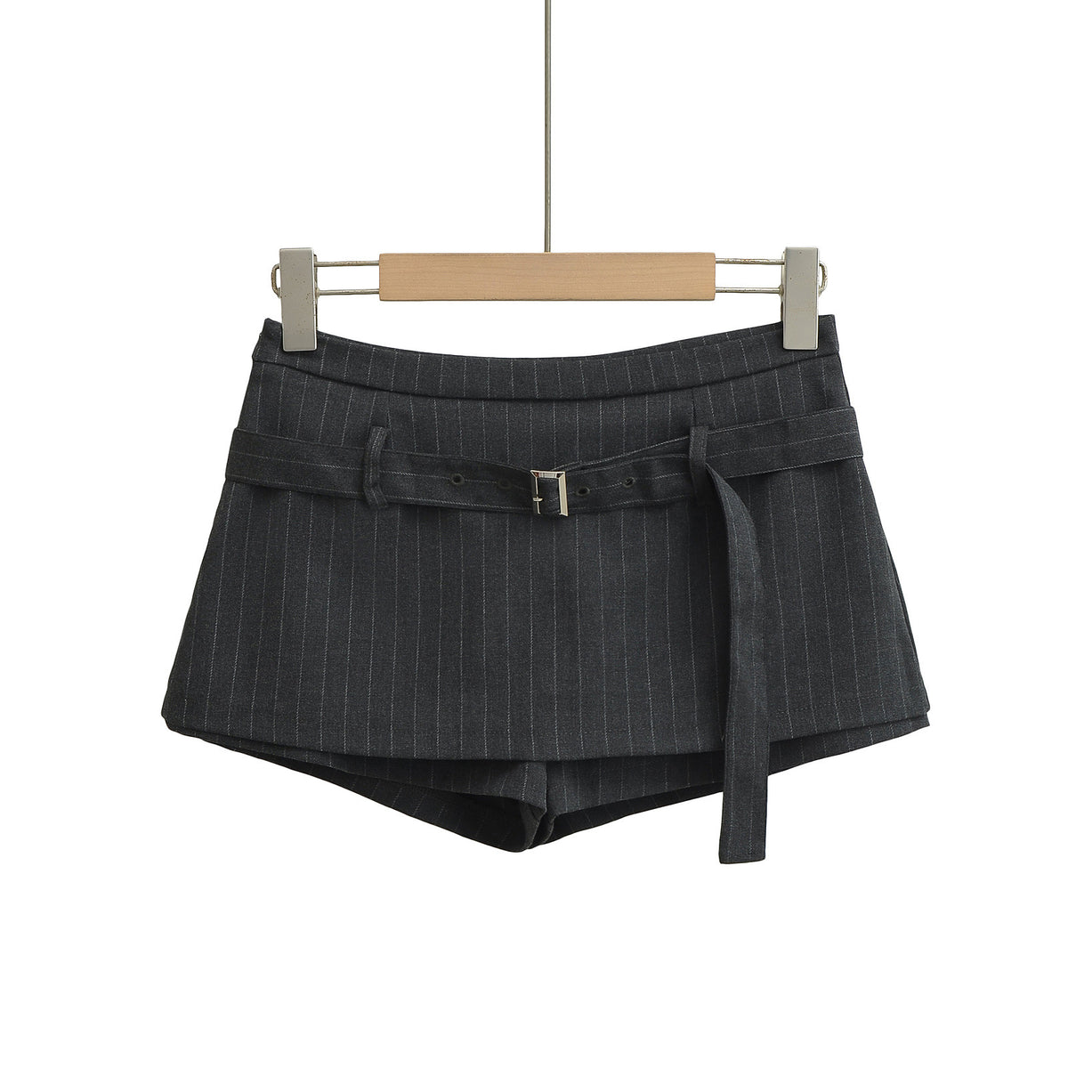 Low Waist Striped Pants Half length Skirt