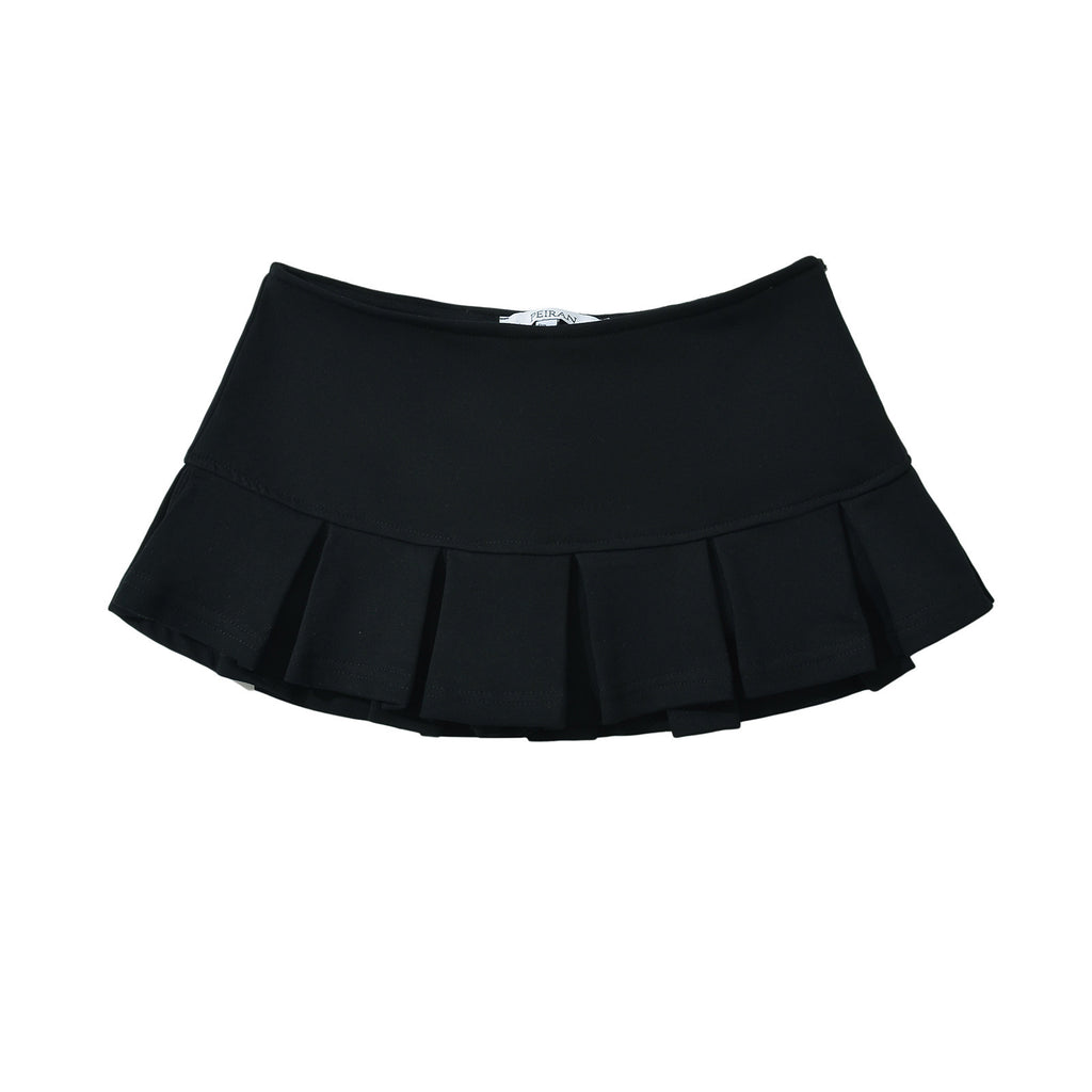Low Waist Pleated Mini Skirt - Hot Girl Era