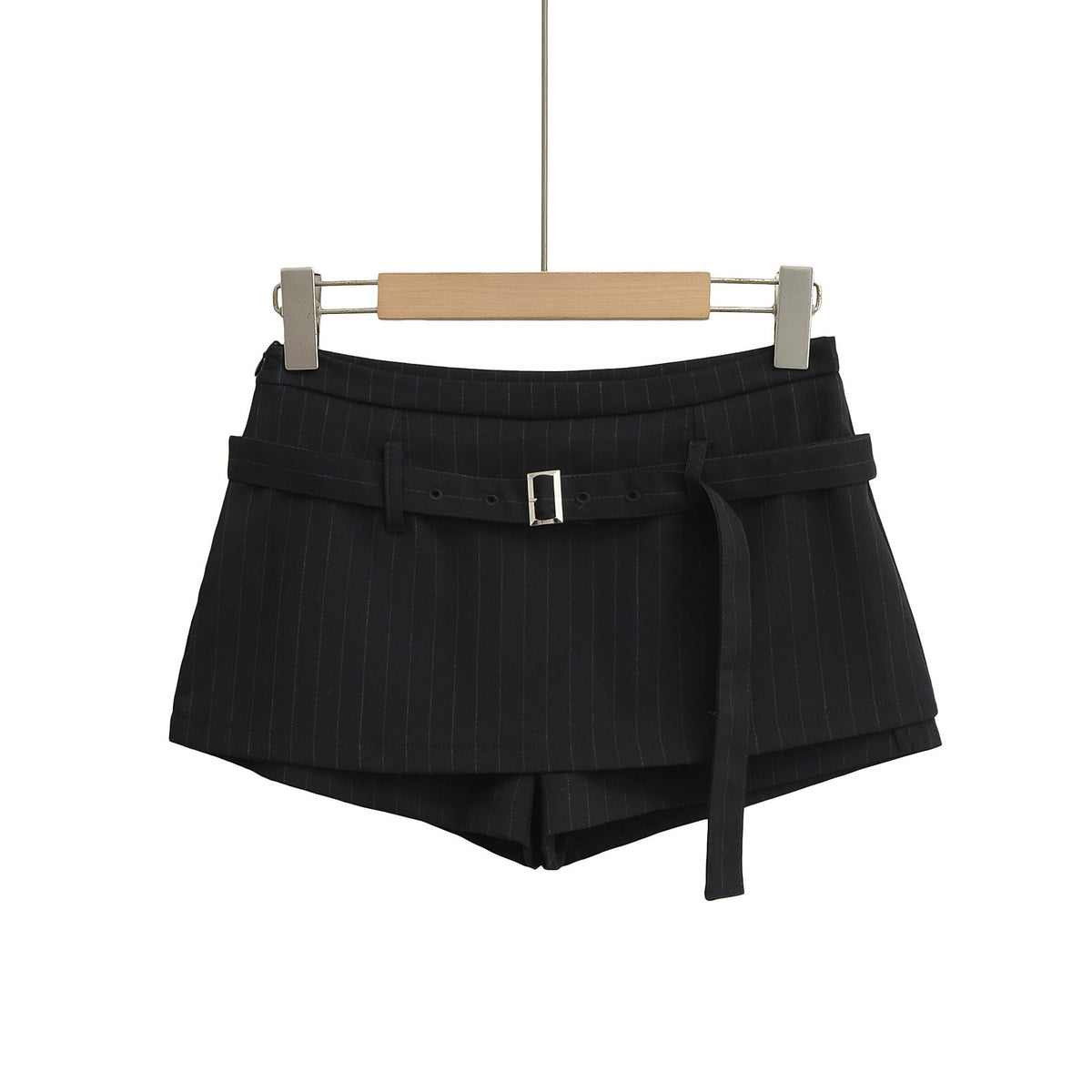 Low Waist Striped Pants Half length Skirt