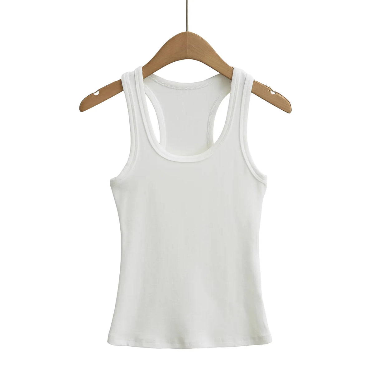 Tank top+V-neck button top two-piece set