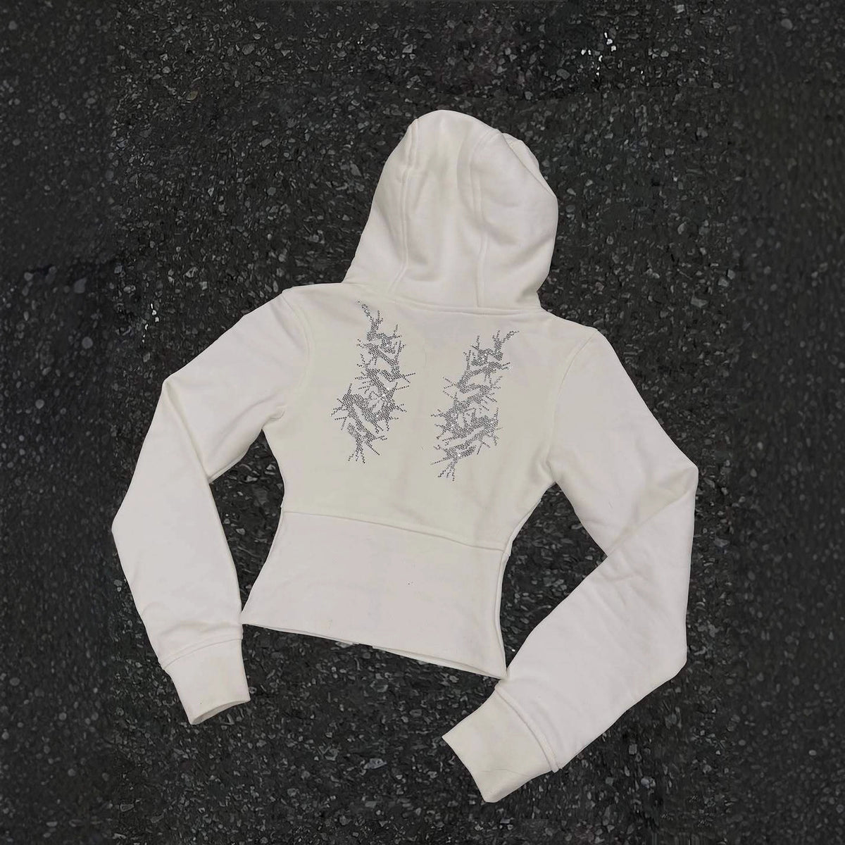 Y2K Rivet Hoodie - Harajuku Style