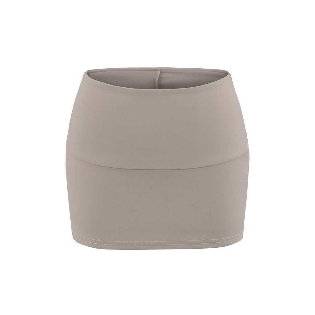 Low Waist Bodycon Mini Skirt