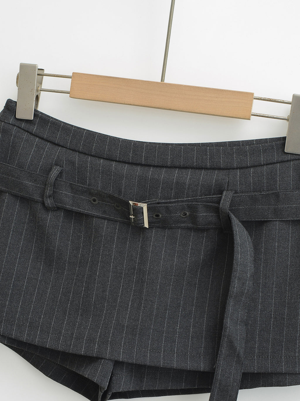 Low Waist Striped Pants Half length Skirt