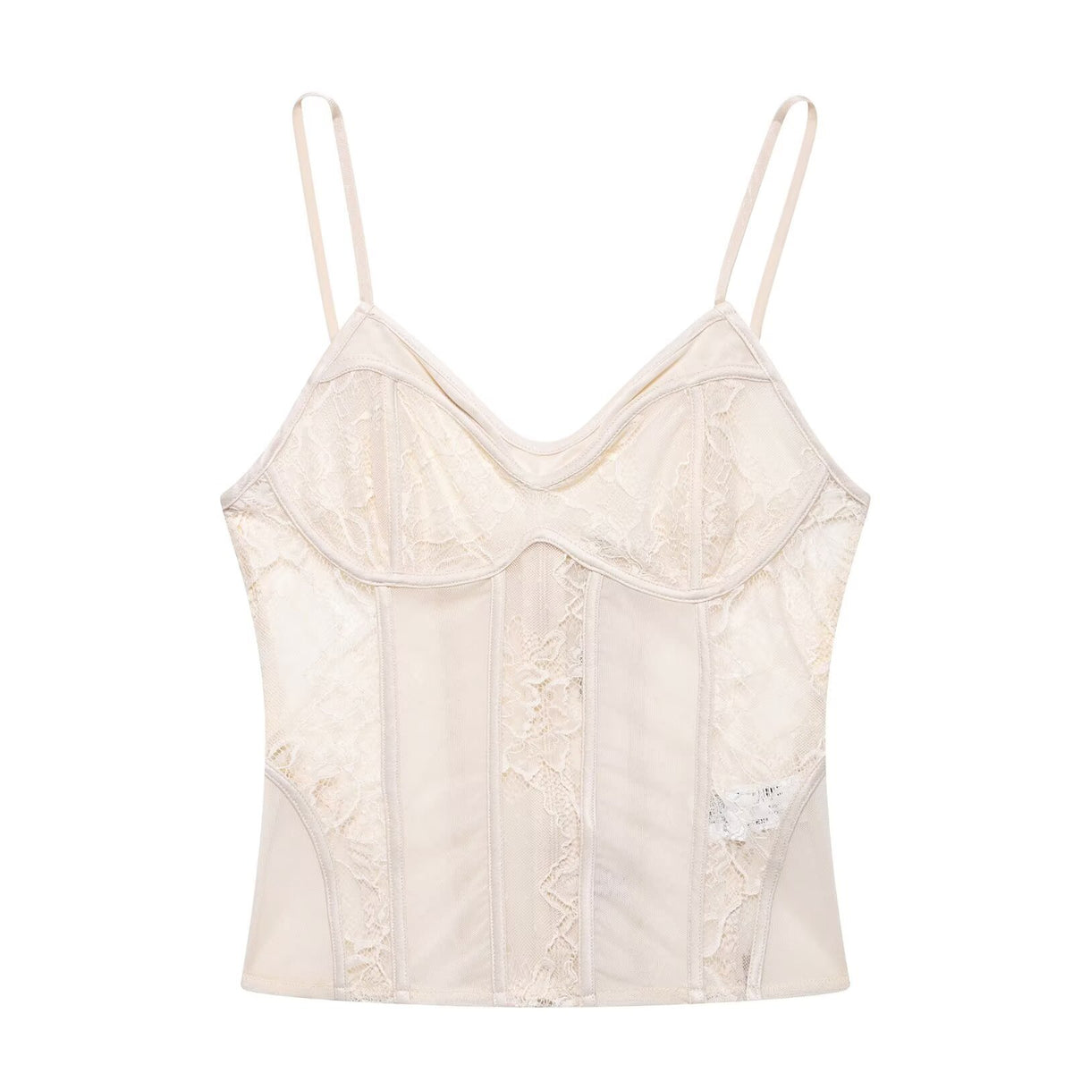 Style Fitted Lace Bodycon Crop Top