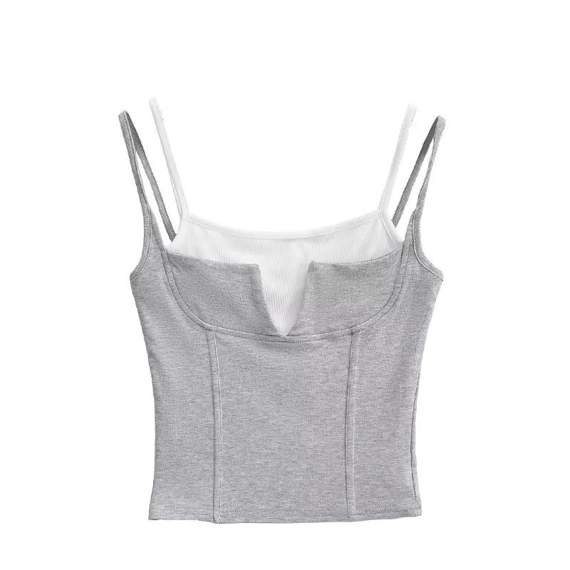 Y2K Basic Slim Tank Top