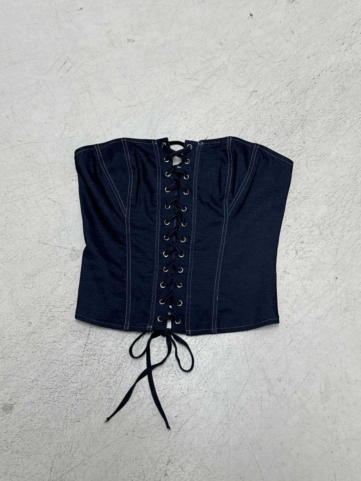 Strapless Crop Top & Low Waist Mini  Skirt Set
