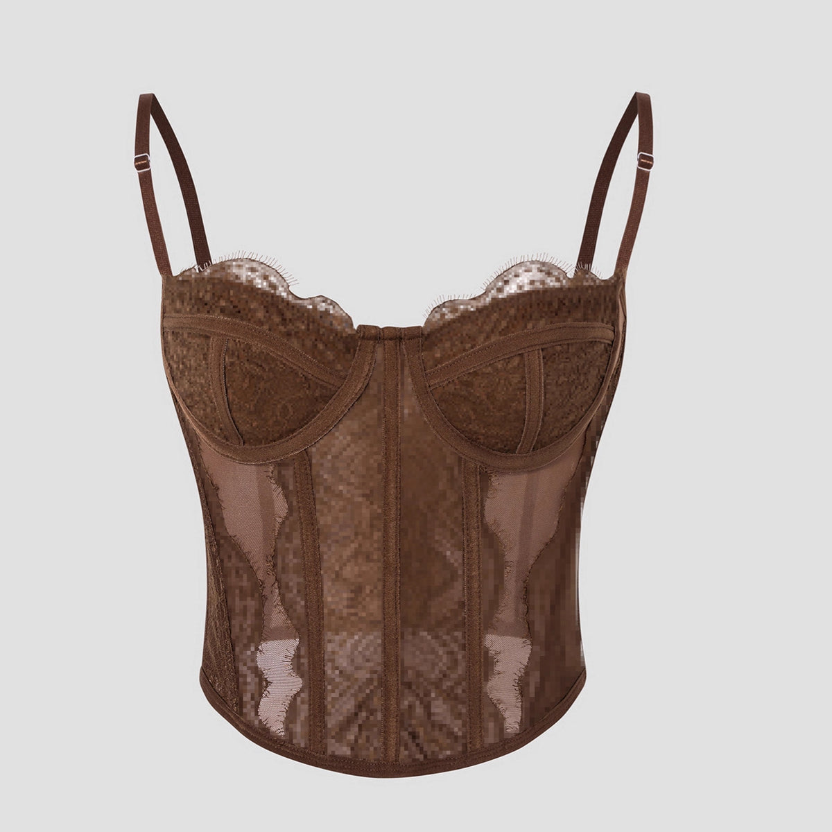 Corset / Lace Spaghetti Strap Top