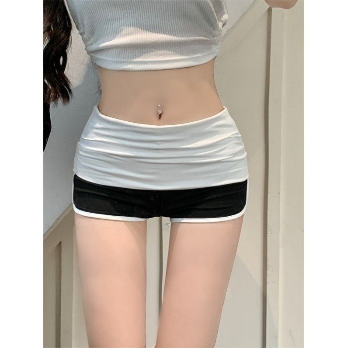 Contrast Stitch Shorts – Baddie Vibes at Home or Out