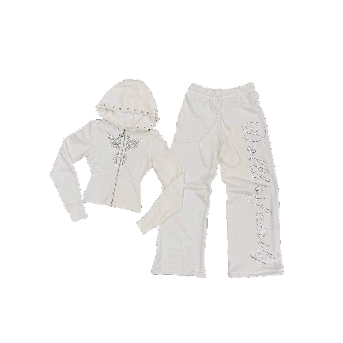 Y2K Rivet Hoodie - Harajuku Style