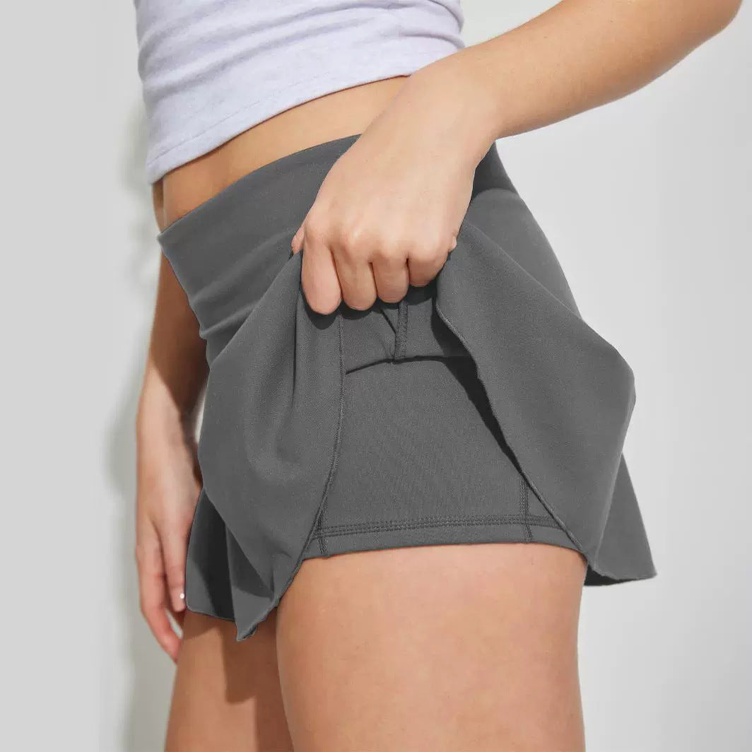Baddie Pleated Skirt – No Slip, All Style